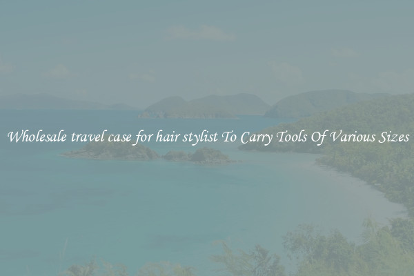 Wholesale travel case for hair stylist To Carry Tools Of Various Sizes