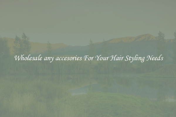 Wholesale any accesories For Your Hair Styling Needs