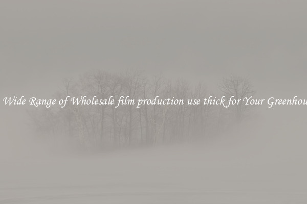 A Wide Range of Wholesale film production use thick for Your Greenhouse
