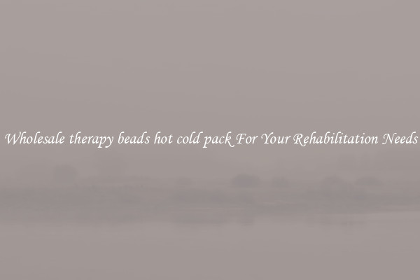 Wholesale therapy beads hot cold pack For Your Rehabilitation Needs